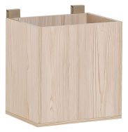 Jugendzimmer - Aufbewahrungsbox Skalle, Farbe: Hellbraun - Abmessungen: 33 x 32 x 24 cm (H x B x T)