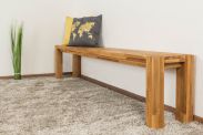 Bank Wooden Nature 133 Eiche massiv - 200 x 33 cm (L x B)