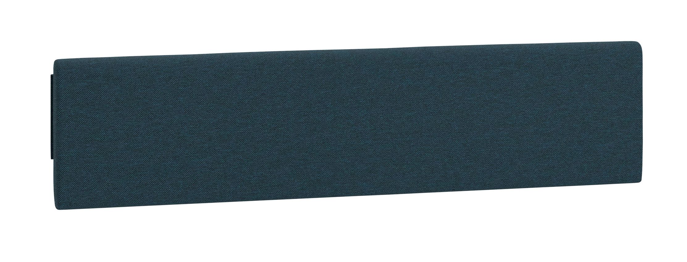 Kopfteilpolsterung  für Doppelbett Aegir 14 / 15 / 16, Farbe: Marineblau, Maße: 34 x 145 x 4 cm