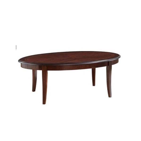 Couchtisch Dakoro 40 (oval), Farbe: Mahagoni - 120 x 80 cm (B x T)