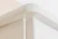 Echtholz Kleiderschrank, Farbe: Weiß 195x162x59 cm