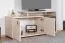 TV - Unterschrank Matthias 04, Farbe: Creme / Cappuccino - Abmessungen: 58 x 121 x 41 cm (H x B x T)