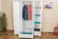 Echtholz Kleiderschrank, Farbe: Weiß 195x162x59 cm Abbildung